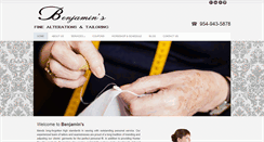 Desktop Screenshot of benjaminsalterations.com