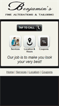 Mobile Screenshot of benjaminsalterations.com